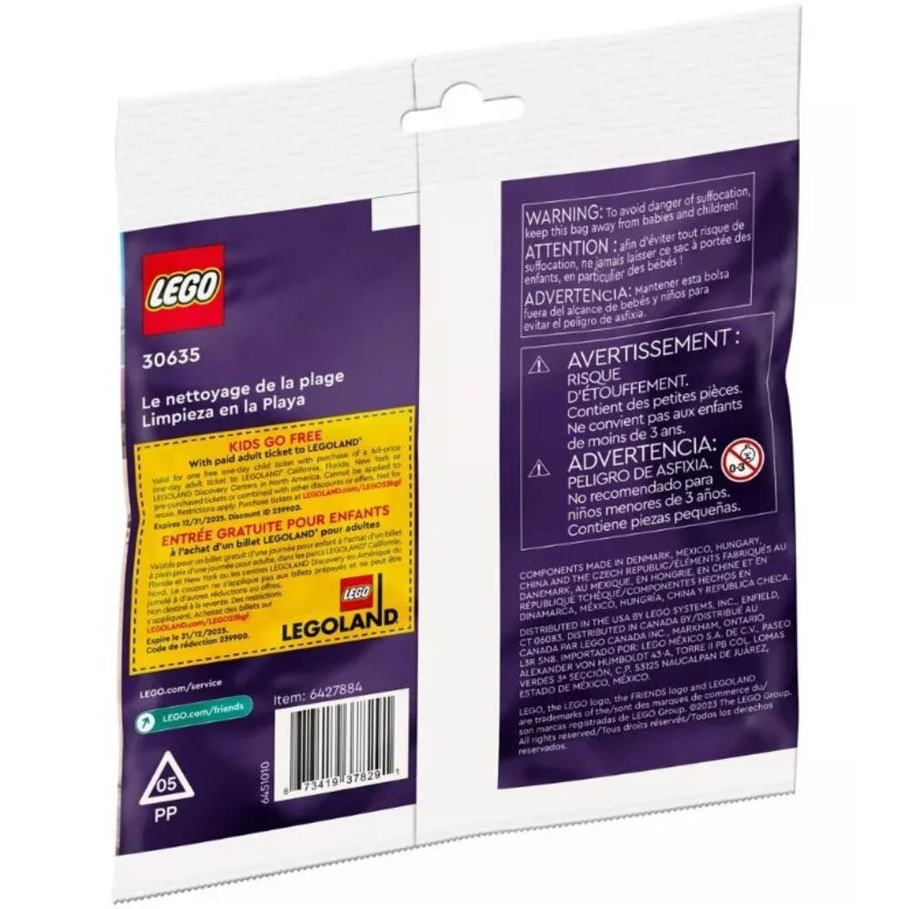 LEGO Beach Cleanup Friends Bag Set 2pk